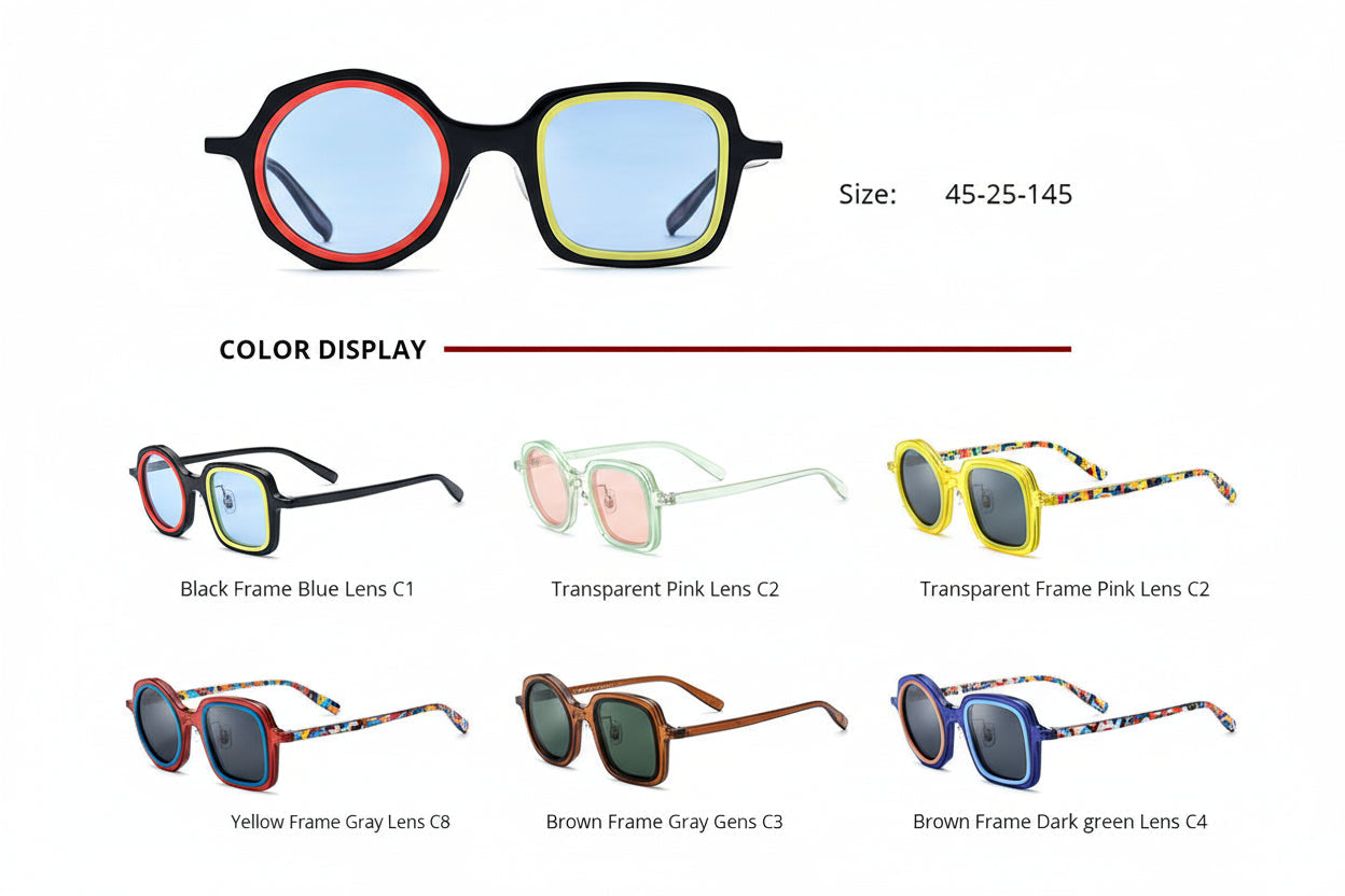 the Circle/Square Weirdos Unite - sunglasses
