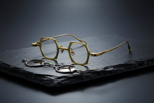 Magnetic Pure Titanium Hanging Rack Polarized Sunglasses