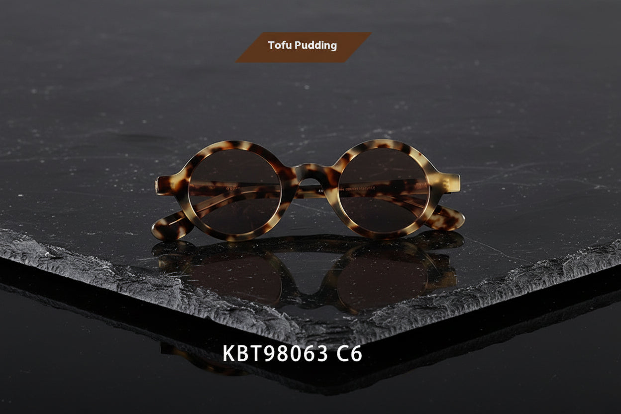 Handmade Circular Retro Sunglasses