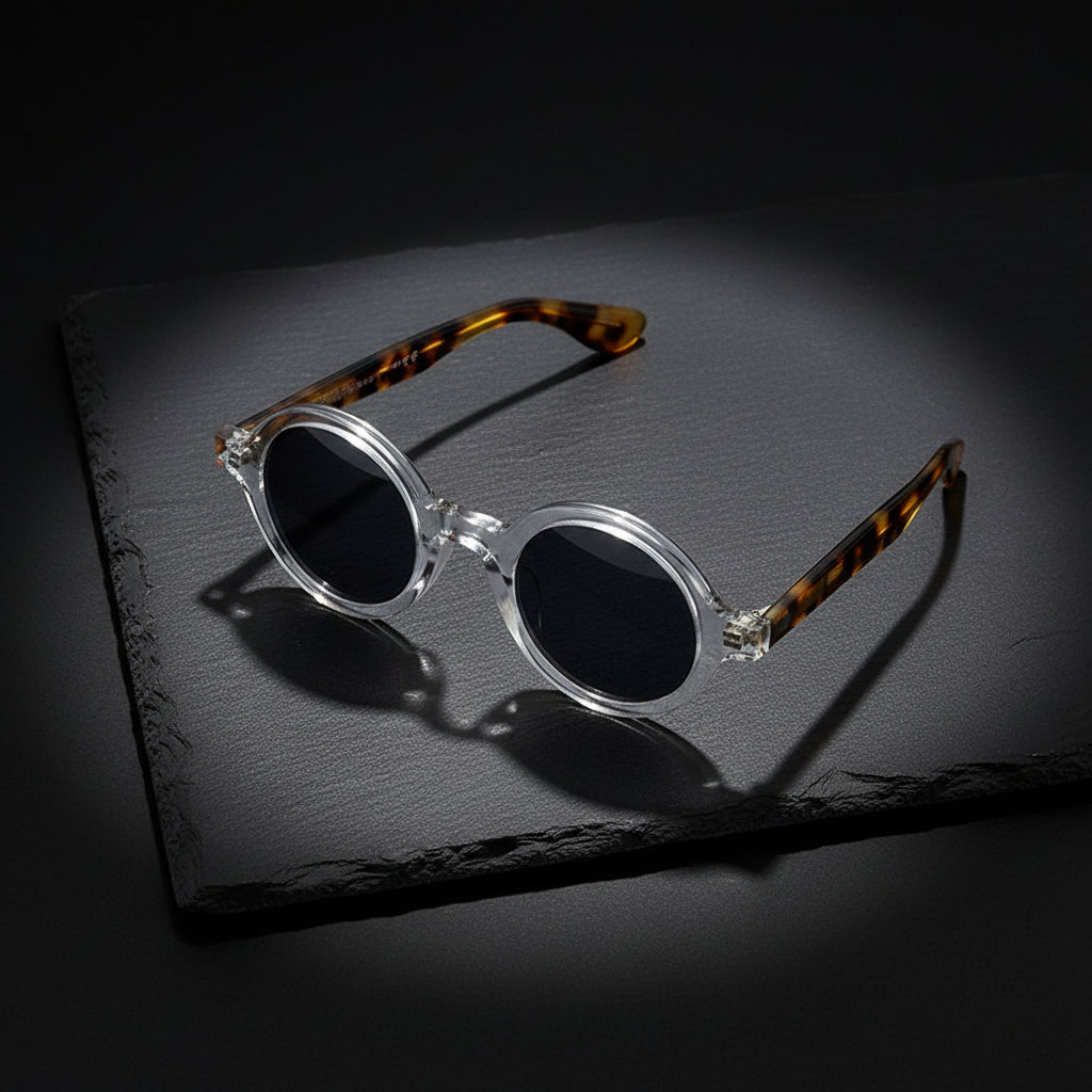 Handmade Circular Retro Sunglasses
