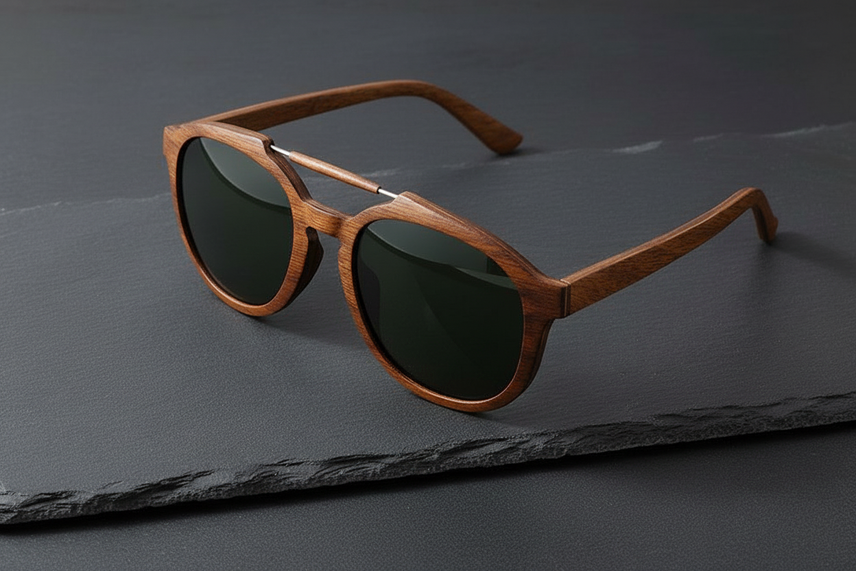 Trendy Wood Sunglasses Bamboo Wood