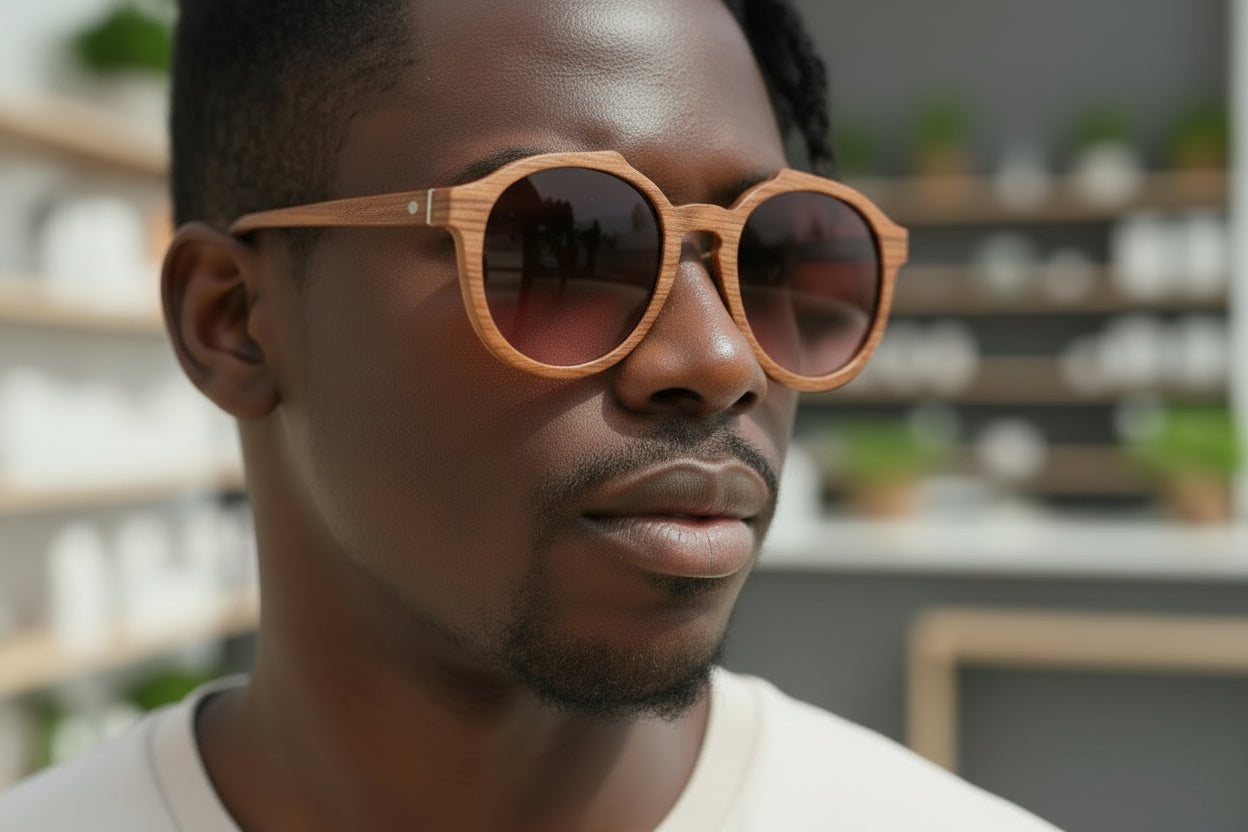 Trendy Wood Sunglasses Bamboo Wood
