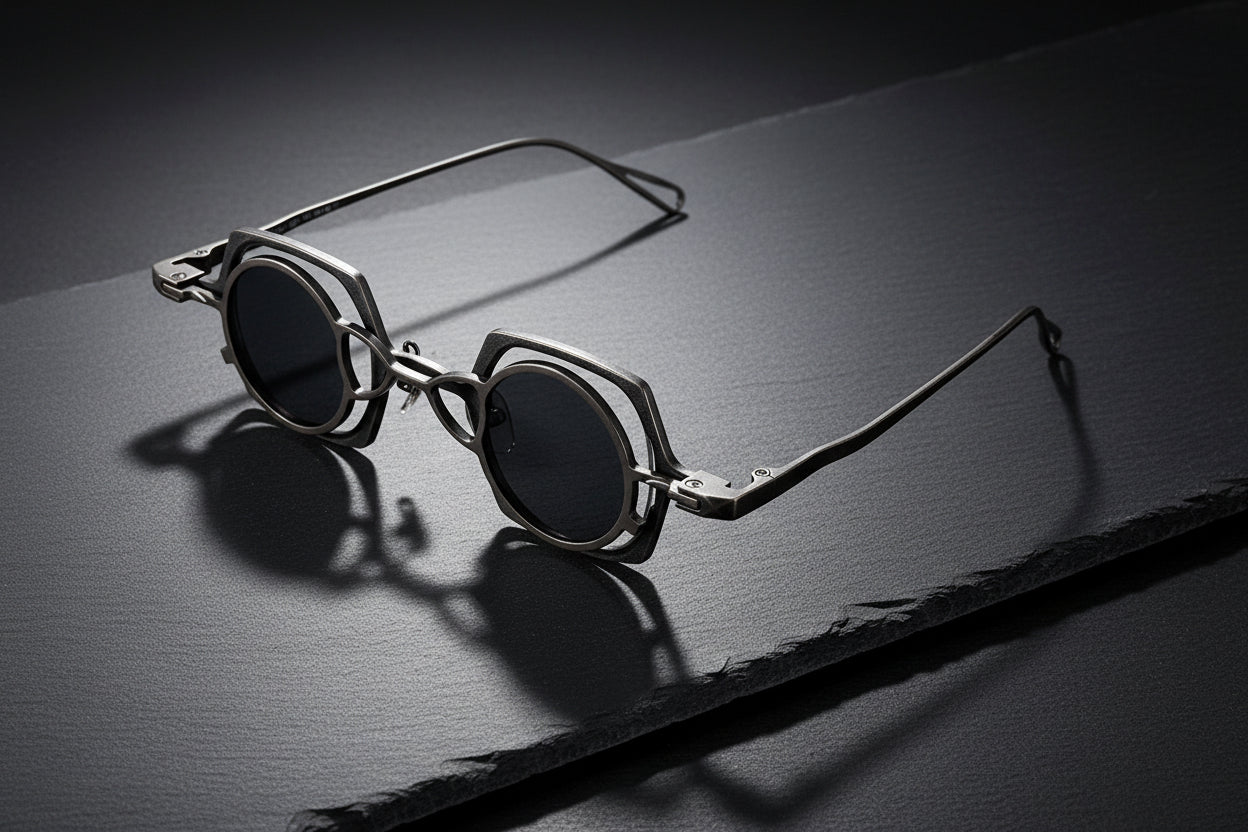 Magnetic Pure Titanium Hanging Rack Polarized Sunglasses