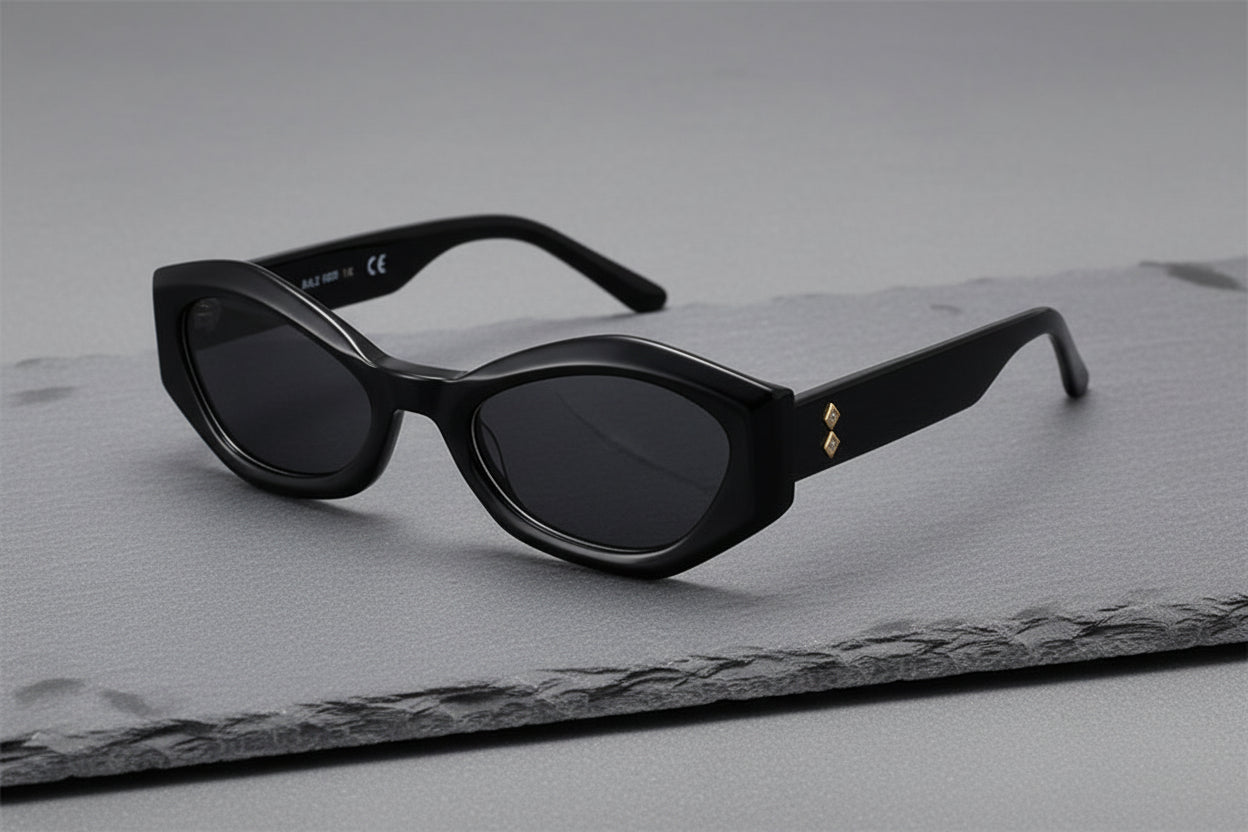 Fashion Irregular With Personality Diamond Sunglasses Sunshade