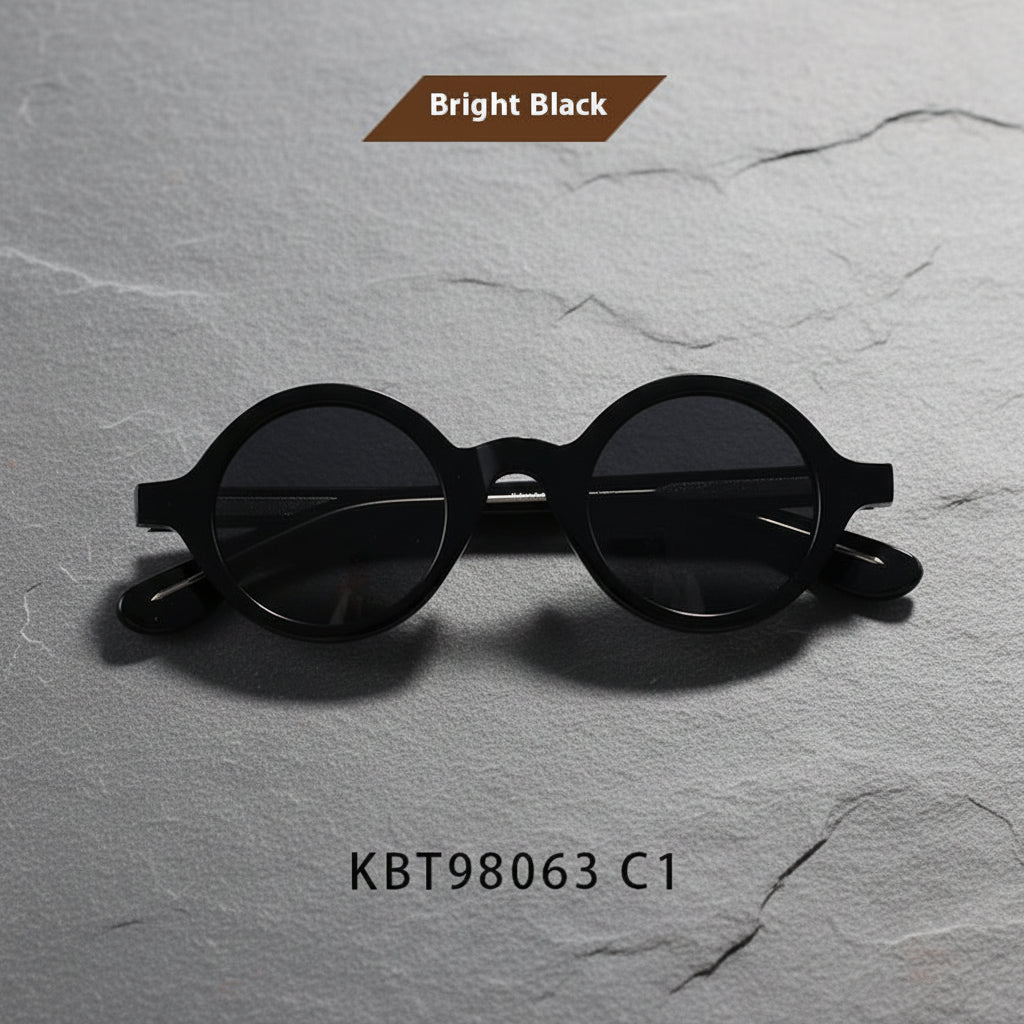 Handmade Circular Retro Sunglasses