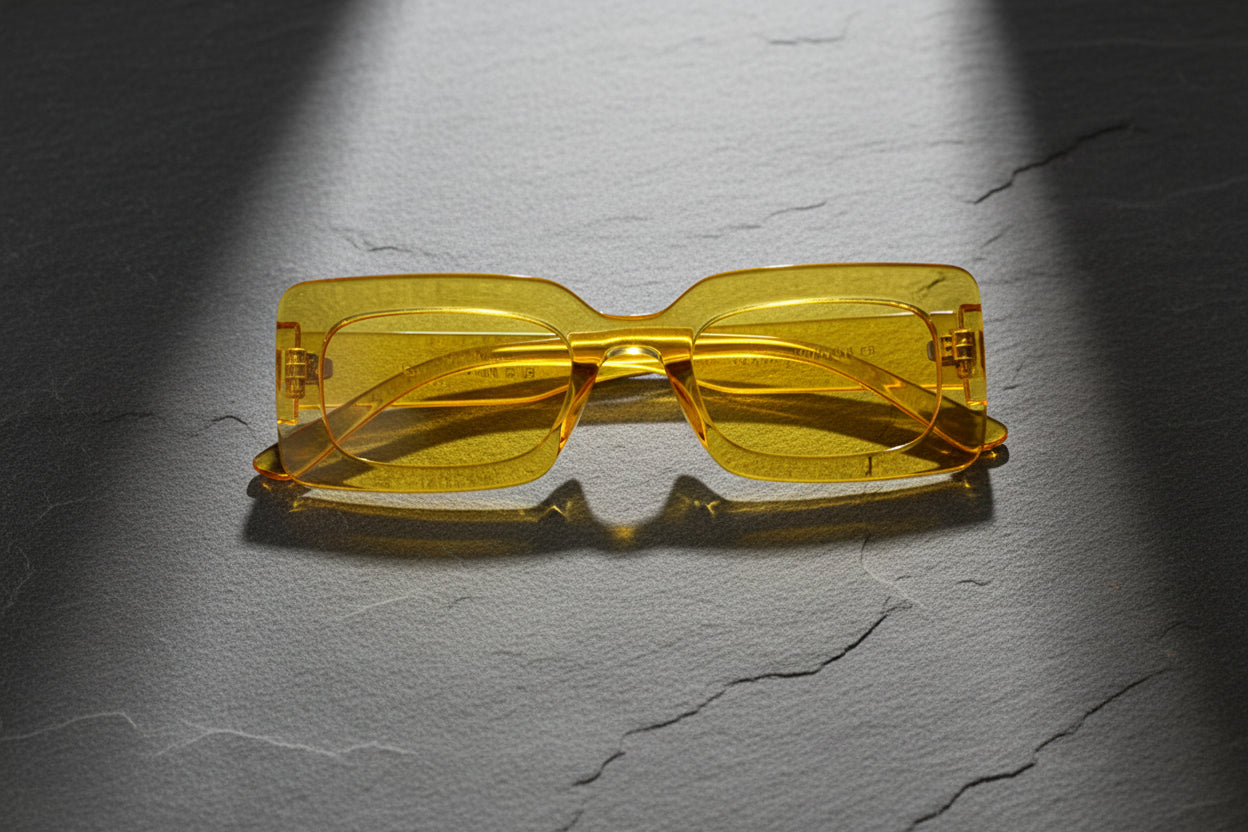 Small Chunk Frame Vintage Sunglasses Sunglasses