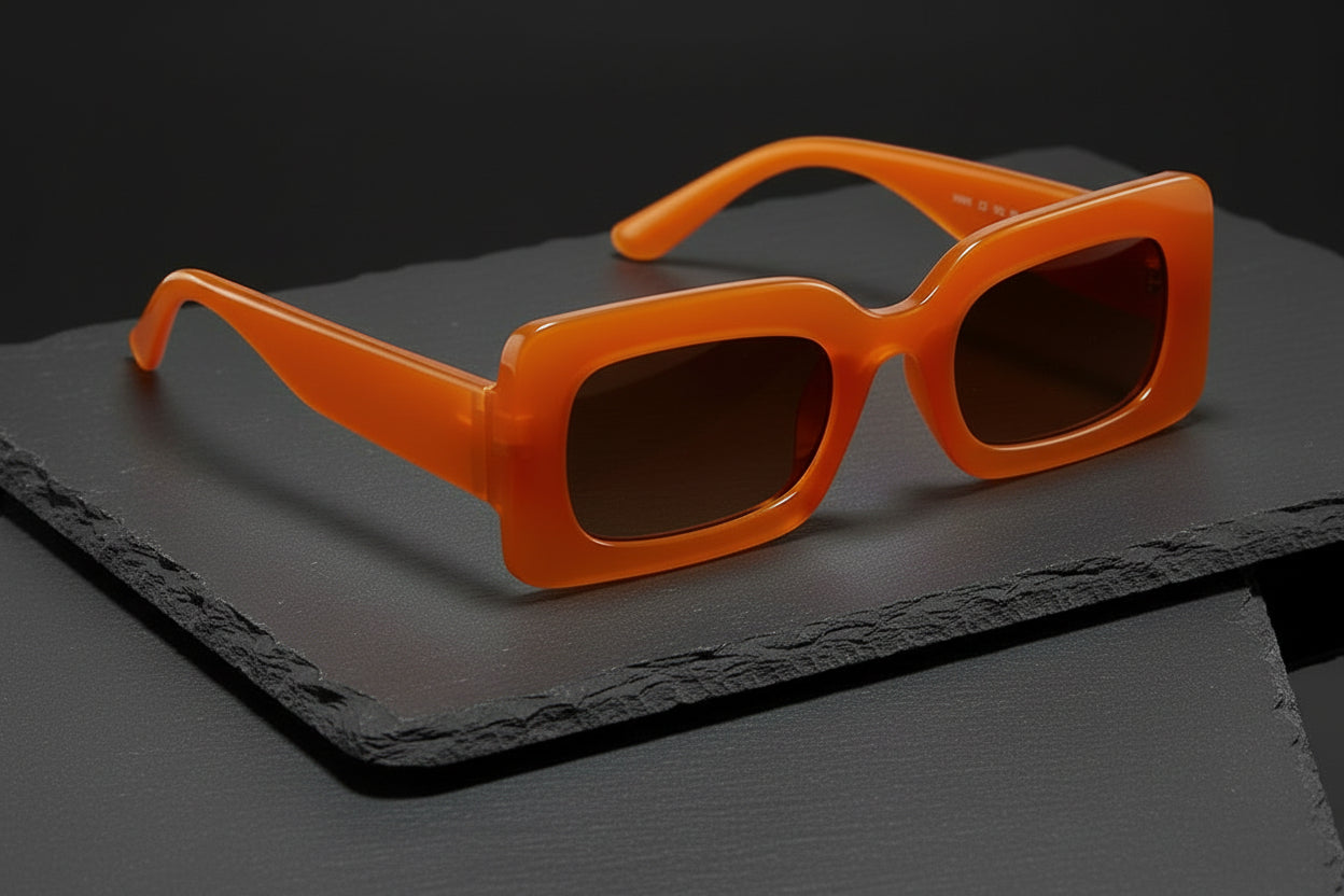 Small Chunk Frame Vintage Sunglasses Sunglasses