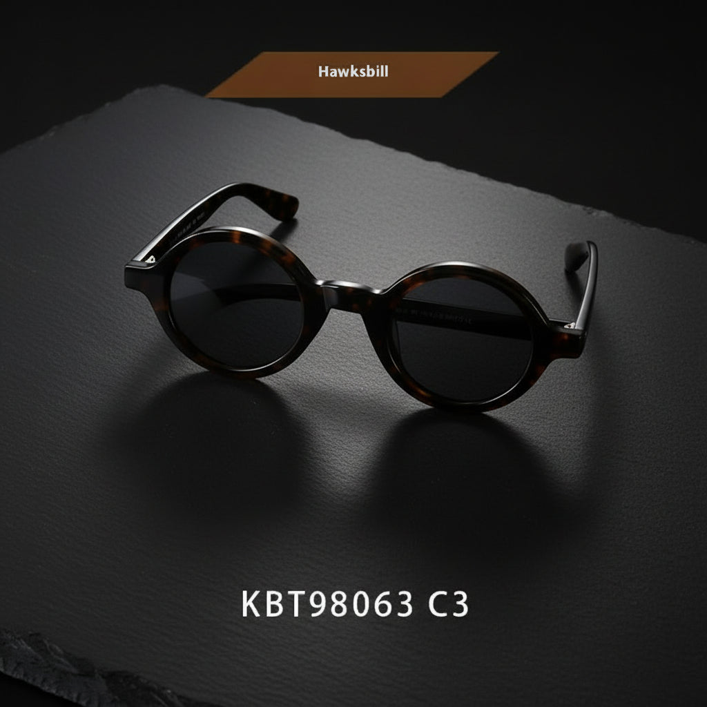 Handmade Circular Retro Sunglasses