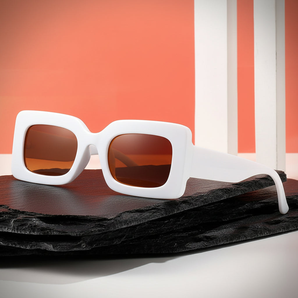 Small Chunk Frame Vintage Sunglasses Sunglasses