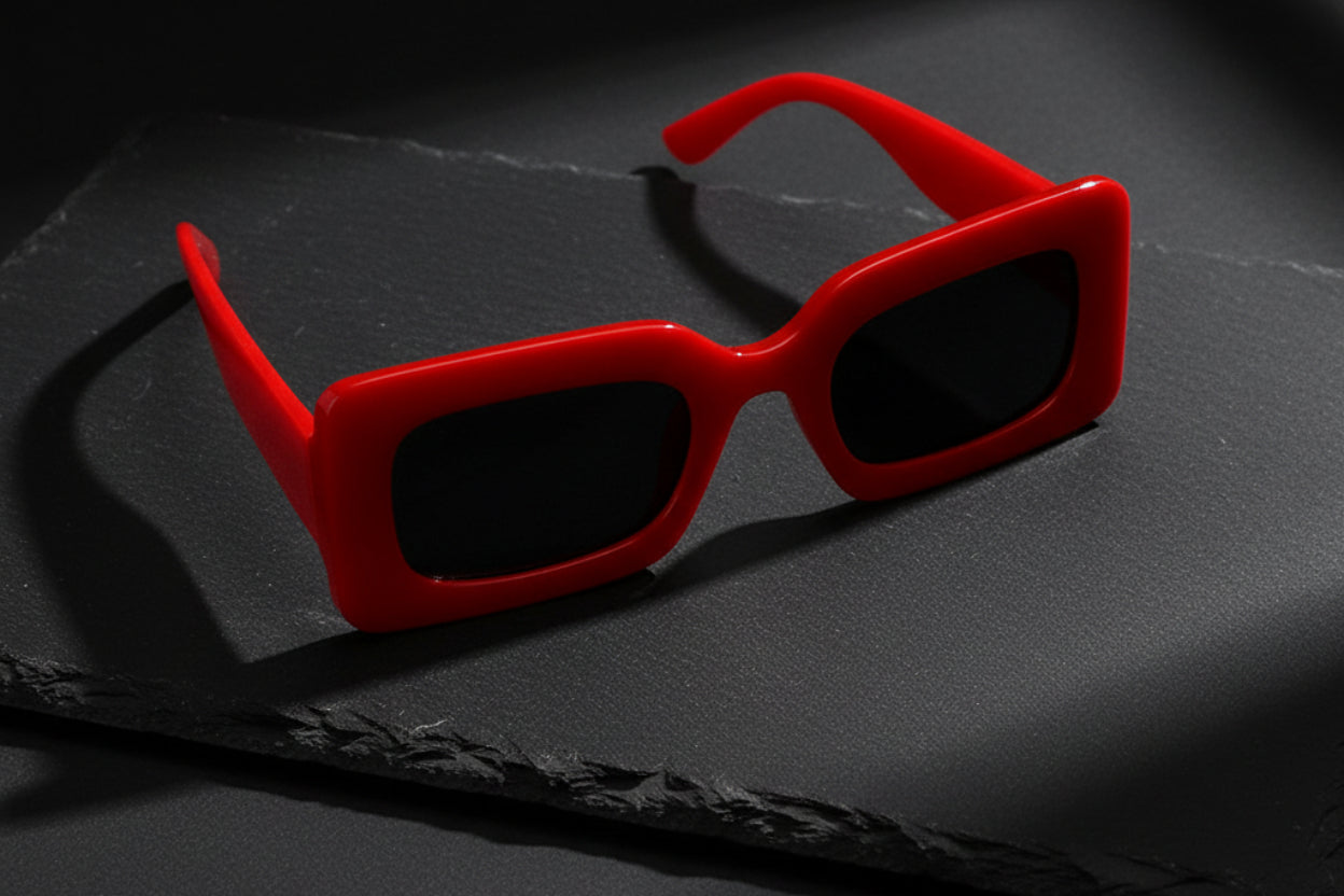 Small Chunk Frame Vintage Sunglasses Sunglasses