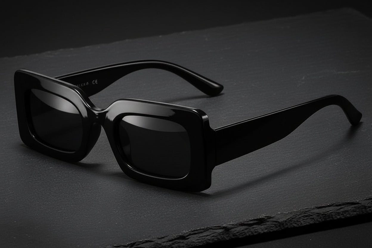 Small Chunk Frame Vintage Sunglasses Sunglasses