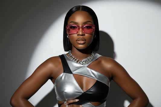 Small Chunk Frame Vintage Sunglasses Sunglasses