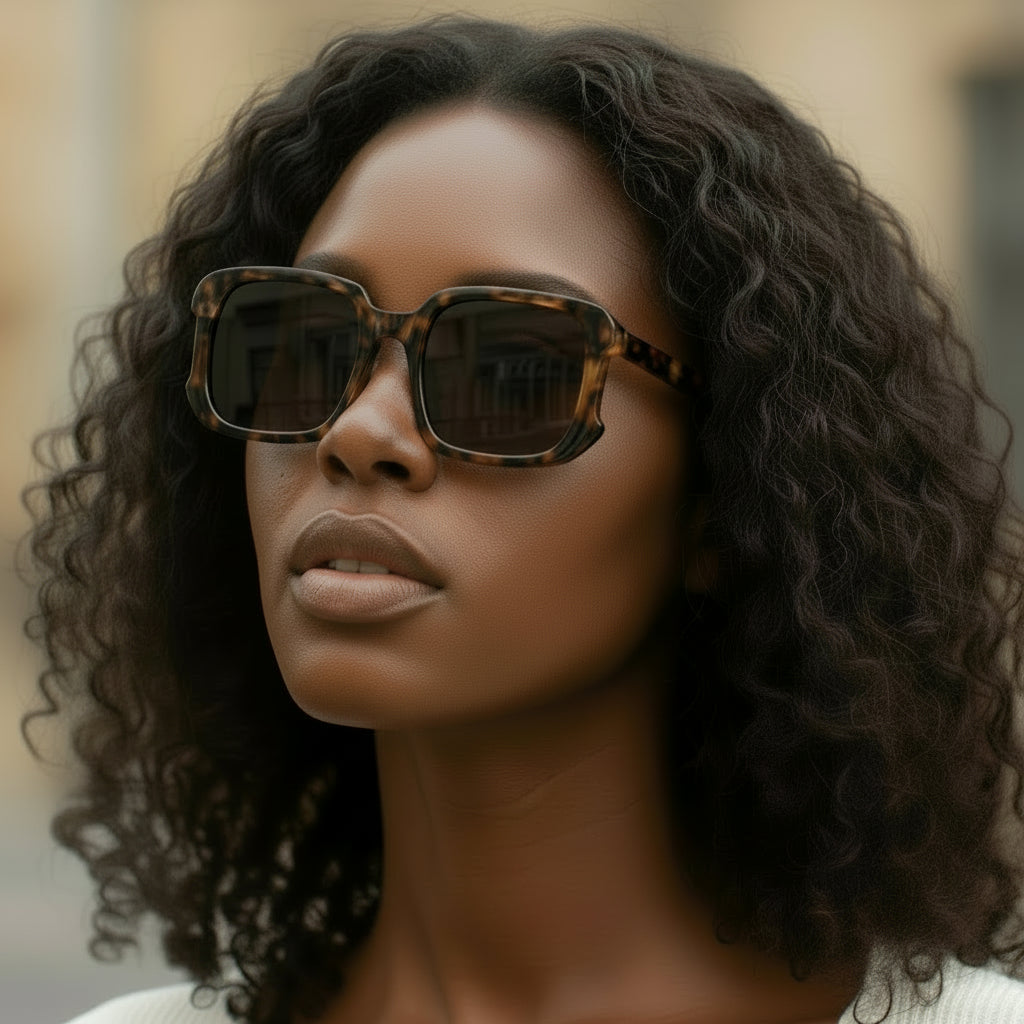 Women's New Fashionable Thick Frame Sunglasses