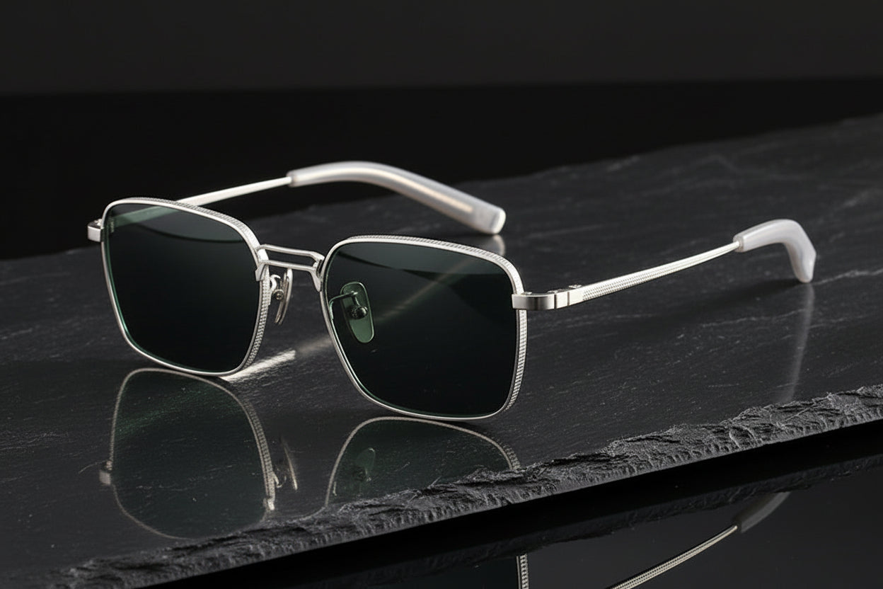 New Pure Titanium Glasses Frame Design Pilot Personality Fishing Driving Outdoor Men And Women Sunglasses Frame