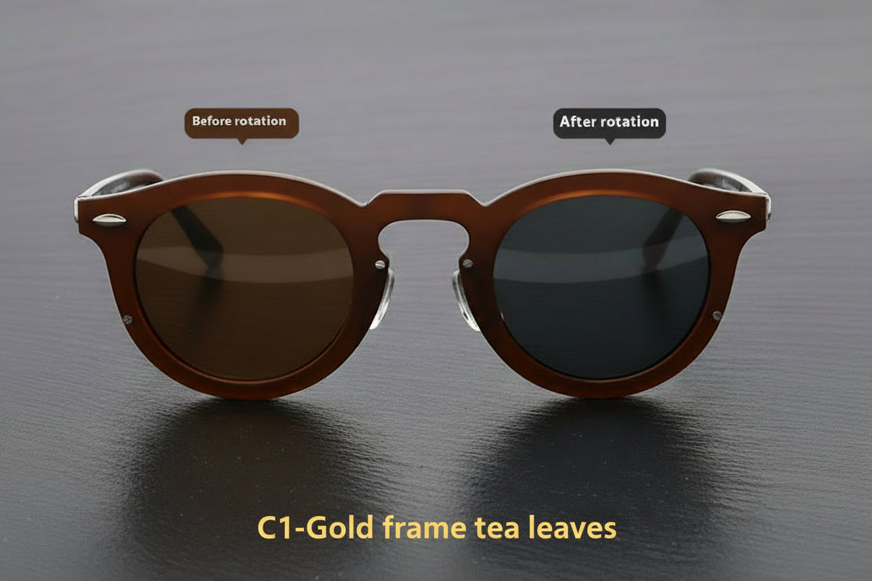 Rotating Adjustable Color Changing UV Resistant Sunglasses