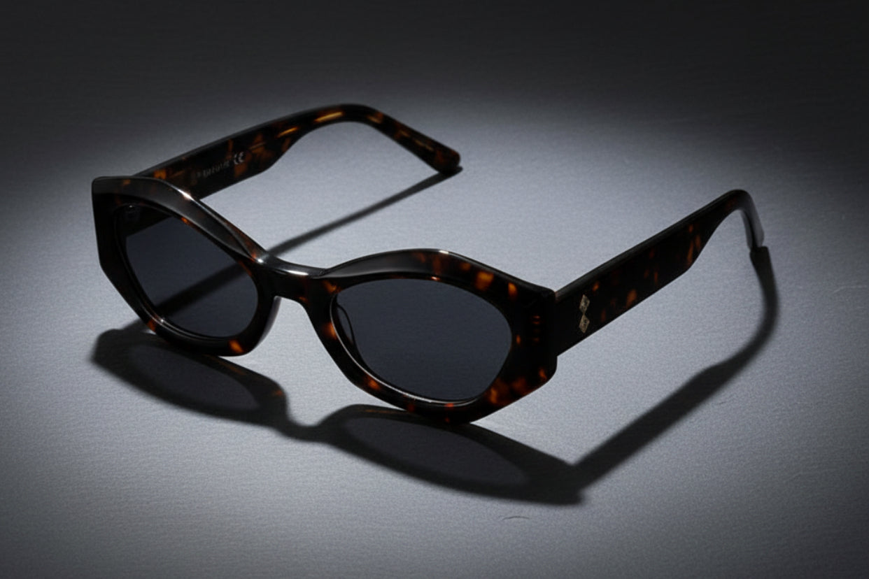 Fashion Irregular With Personality Diamond Sunglasses Sunshade