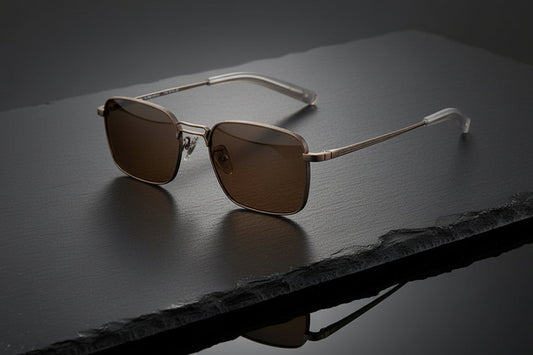 New Pure Titanium Glasses Frame Design Pilot Personality Fishing Driving Outdoor Men And Women Sunglasses Frame