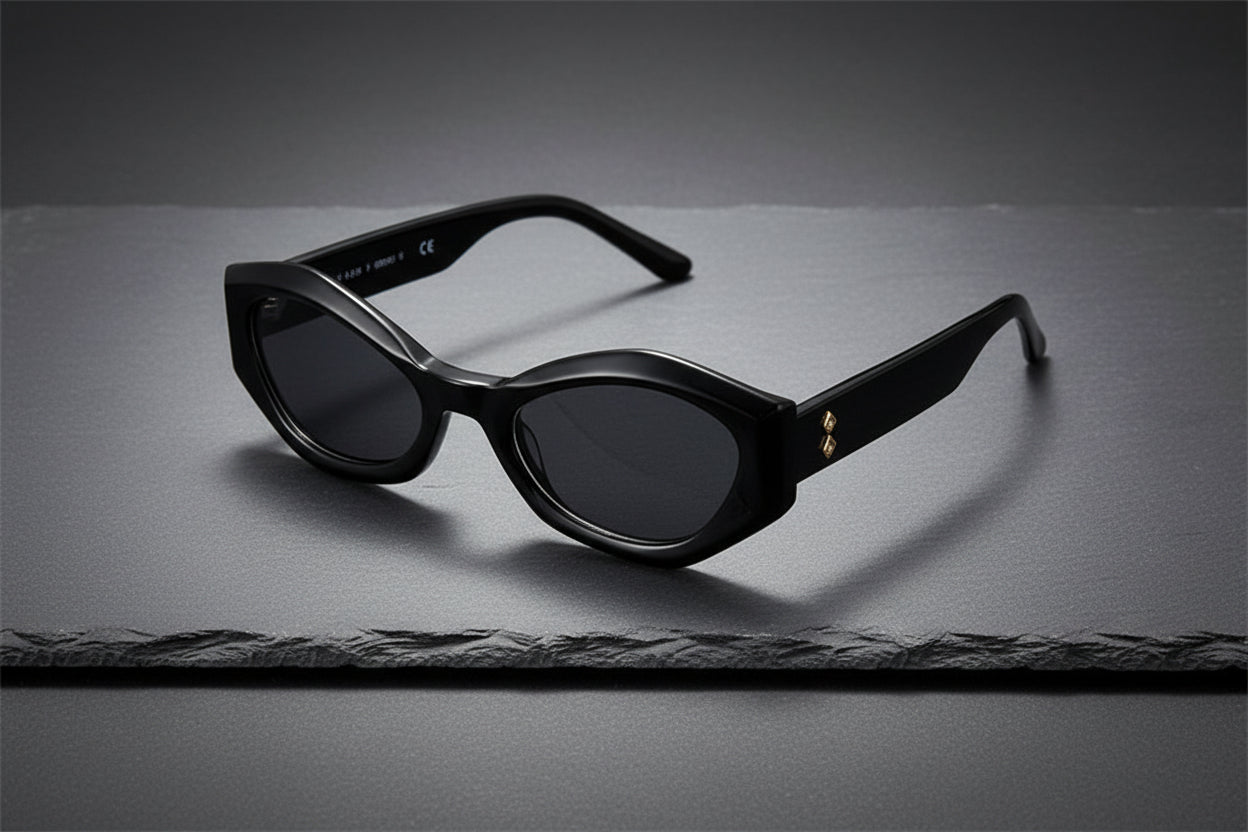 Fashion Irregular With Personality Diamond Sunglasses Sunshade