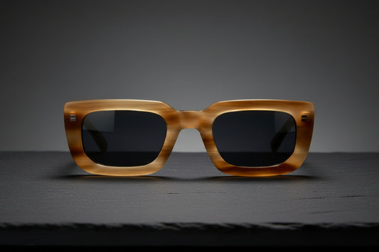 Women's Fashion Retro Square Frame Sunshade Acetate Sunglasses