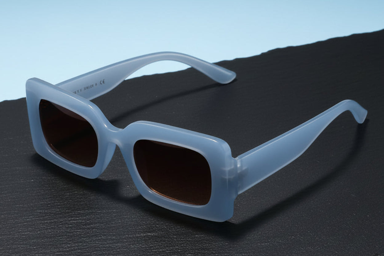 Small Chunk Frame Vintage Sunglasses Sunglasses