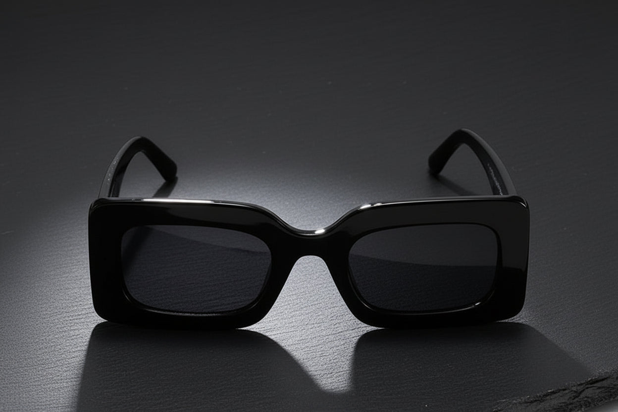 Small Chunk Frame Vintage Sunglasses Sunglasses