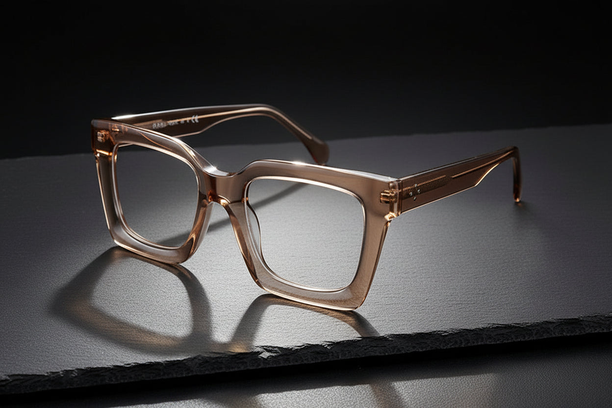 In The Clear square glasses