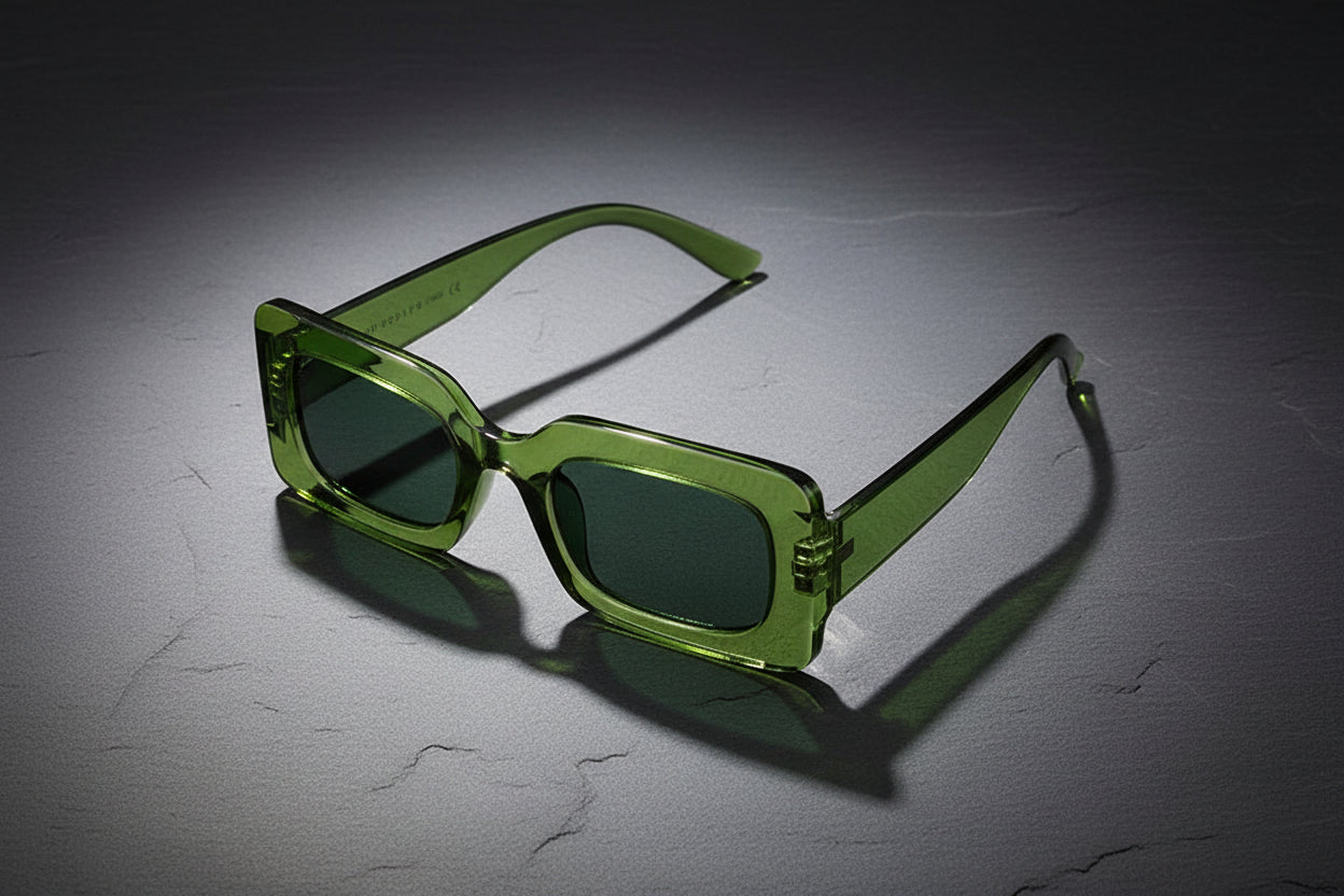 Small Chunk Frame Vintage Sunglasses Sunglasses